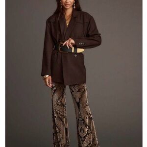 Silver Springs Burnout Velvet Flare Pants